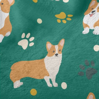 Cute Cartoon Corgi Minky