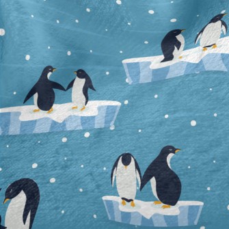 Cute Penguin Family Minky