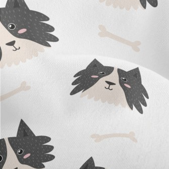 Smiling Shepherd Dog Lightweight Performance Linen