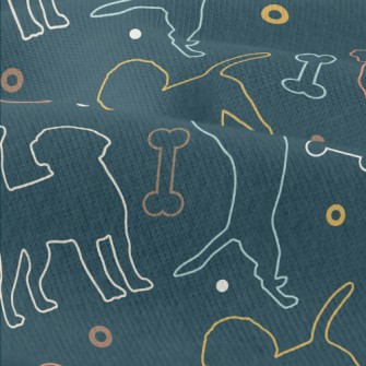 Cute Beagle Silhouette Modern Jersey
