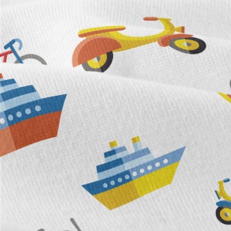Cartoon Style Transportation Modern Jersey