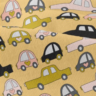 Hand Drawn Car Traffic Jam Modern Jersey