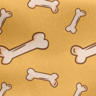 Cute Dog Bone Toy Jersey Backed Fleece