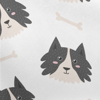 Smiling Shepherd Dog Pongee