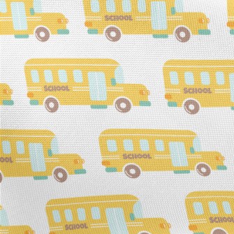 Cartoon School Bus Pongee