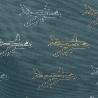 Color Line Airplane Pongee