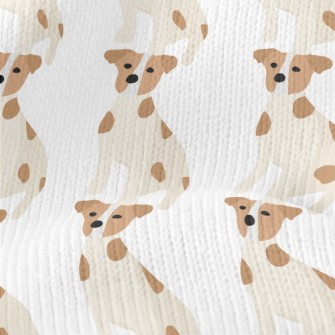 Simple Cute Puppy Stretch Jersey