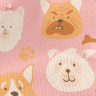 Cartoon Pet Puppy Stretch Jersey