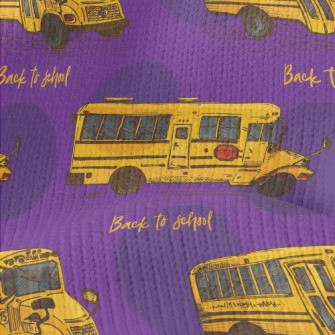 Yellow School Bus On The First Stretch Jersey