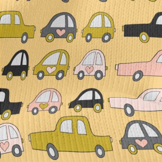Hand Drawn Car Traffic Jam Stretch Jersey