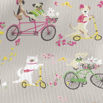 Happy Cycling Puppy Stretch Jersey