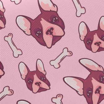 Dog And Dog Bone Toys Midweight Cotton Poplin