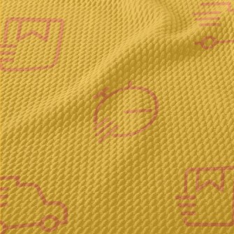 Abstract Freight Service Birdseye Piqué