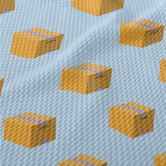 Cartoon Logistics Carton Birdseye Piqué