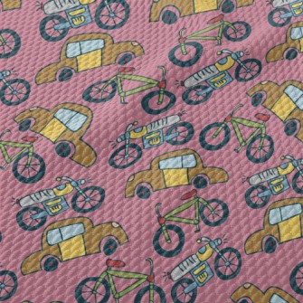 Children&#39;s Transportation  Birdseye Piqué