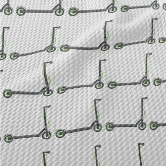 Electric Scooter Birdseye Piqué