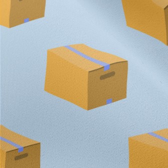 Cartoon Logistics Carton Chiffon