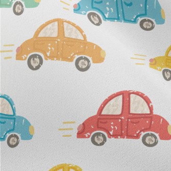 Cute Colorful Cars Chiffon