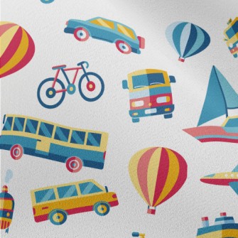 Cartoon Color Matching Transpo Chiffon