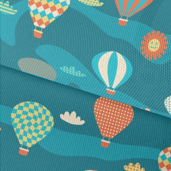 Colorful And Cute Hot Air Ball Waterproof Oxford