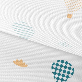 Colorful Pattern Hot Air Ballo Waterproof Oxford