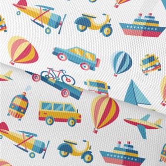 Cartoon Color Matching Transpo Waterproof Oxford