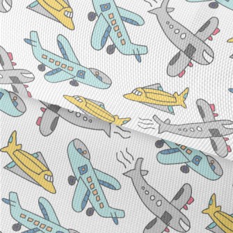 Children&#39;s Airplane Graffi Waterproof Oxford