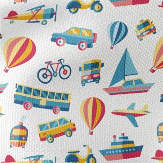 Cartoon Color Matching Transpo Waterproof Canvas