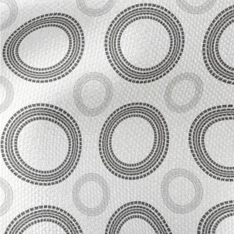 Circular Wheel Print Waterproof Canvas