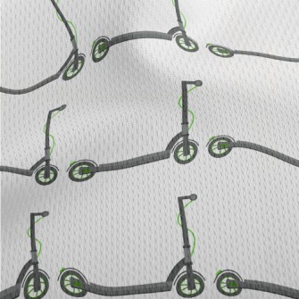 Electric Scooter Athletic Mesh Flat Back