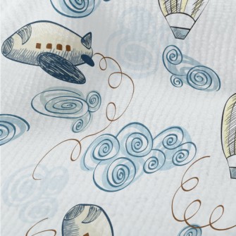 Doodle Airplane And Hot Air Ba Terry