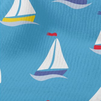 Cute Cartoon Sailboat Terry