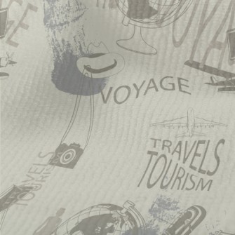 Retro Travel Elements Terry