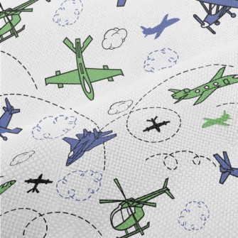 Airplanes And Jets Performance Linen
