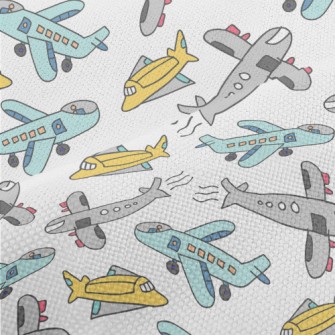 Children&#39;s Airplane Graffi Performance Linen