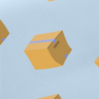 Cartoon Logistics Carton Twill