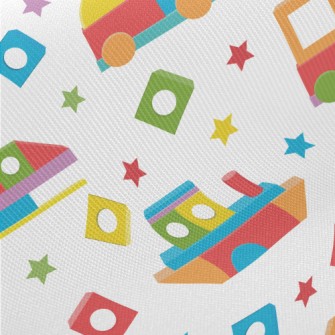 Building Blocks Transportation Twill