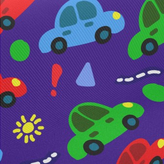 Children&#39;s Car Graffiti Twill