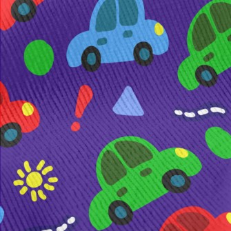 Children&#39;s Car Graffiti Standard Corduroy