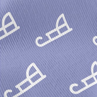 Simple White Sled Standard Corduroy