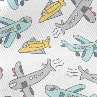 Children&#39;s Airplane Graffi Standard Corduroy