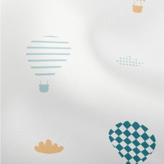 Colorful Pattern Hot Air Ballo Dobby