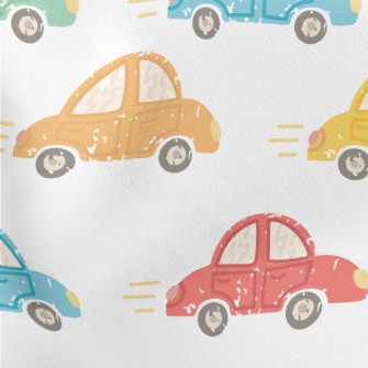Cute Colorful Cars Stretch Ponte