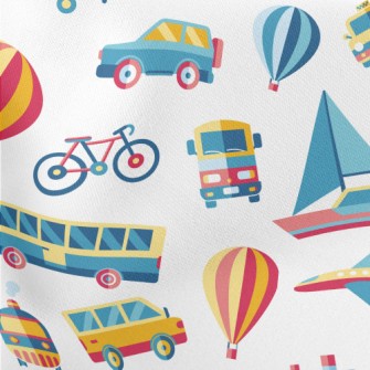 Cartoon Color Matching Transpo Stretch Ponte