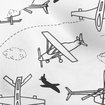 Helicopters And Airplanes Micro Fleece