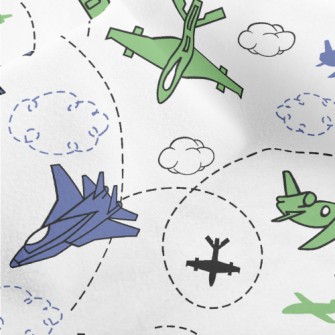 Airplanes And Jets Micro Fleece