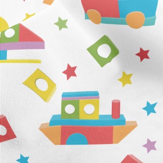Building Blocks Transportation Micro Fleece