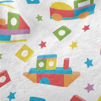 Building Blocks Transportation Minky