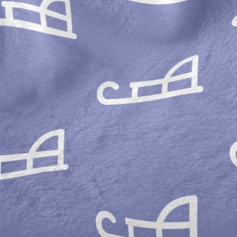 Simple White Sled Minky