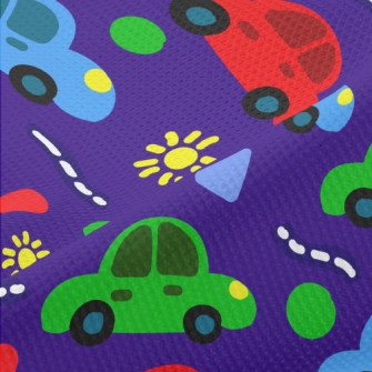 Children&#39;s Car Graffiti Piqué
